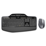 Logitech Wireless Desktop MK710 Keyboard and Mouse - Keyboard - Wireless Keys - USB - Mouse - Wireless - USB